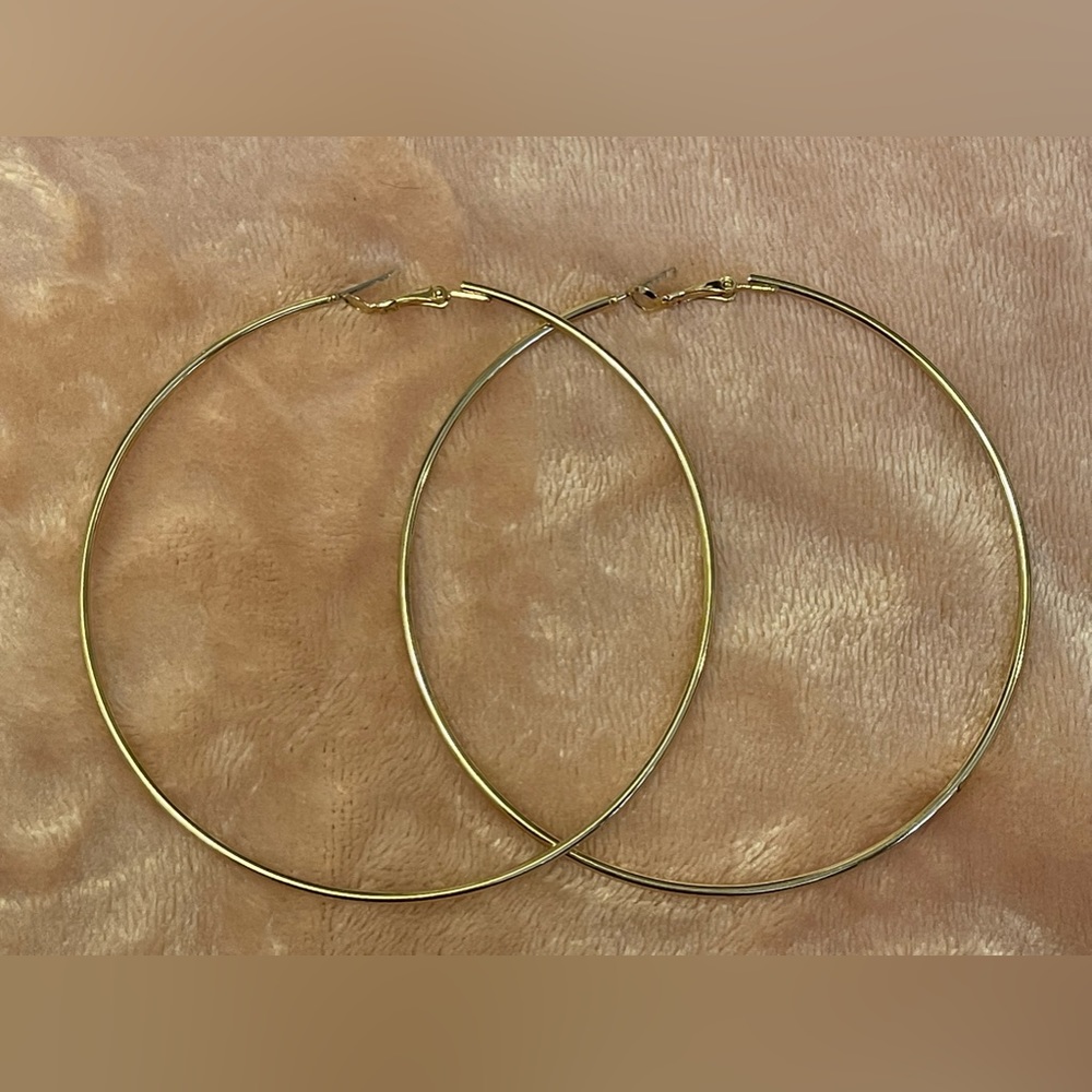 XL Gold Hoops